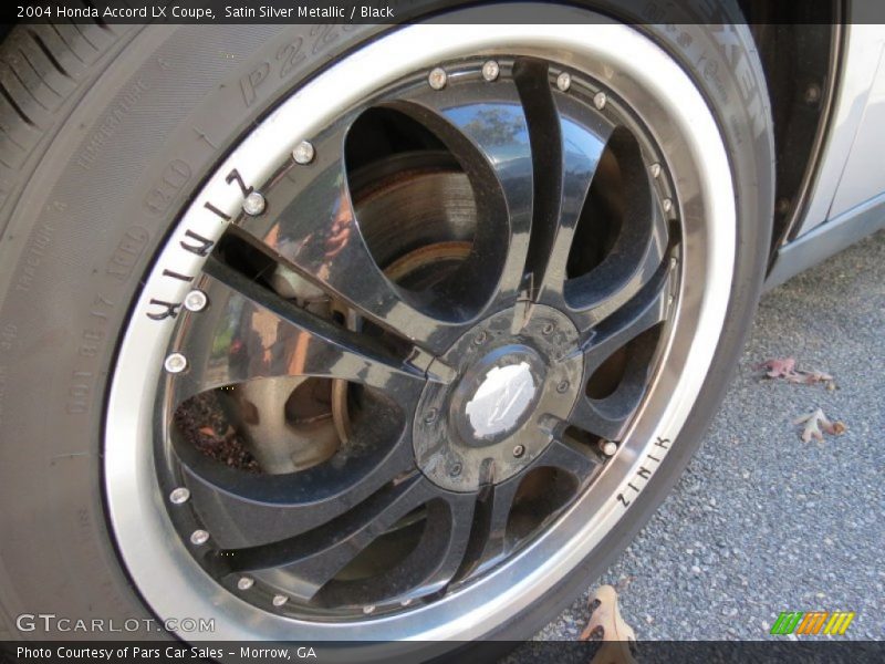 Satin Silver Metallic / Black 2004 Honda Accord LX Coupe
