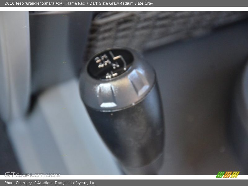 Flame Red / Dark Slate Gray/Medium Slate Gray 2010 Jeep Wrangler Sahara 4x4
