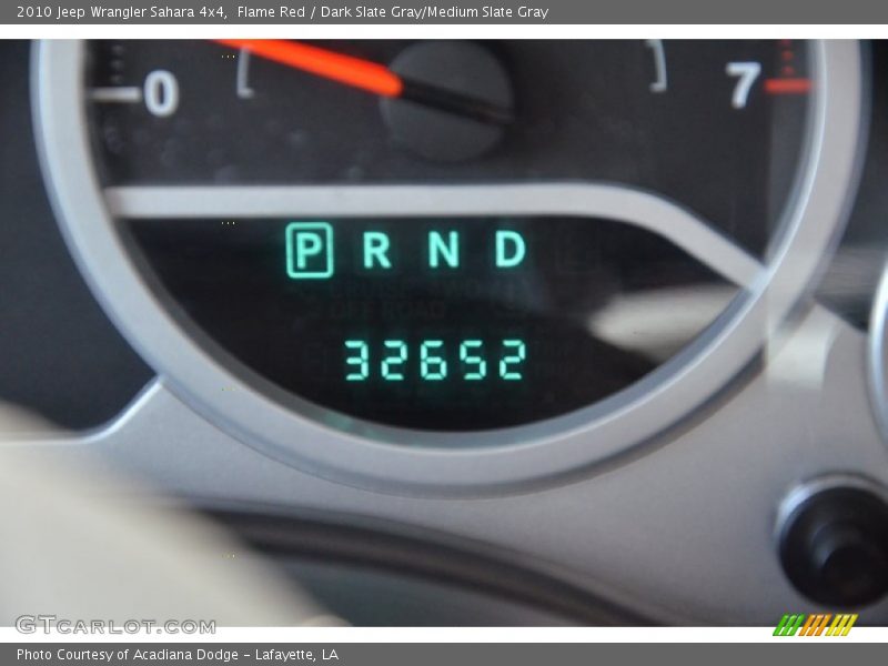 Flame Red / Dark Slate Gray/Medium Slate Gray 2010 Jeep Wrangler Sahara 4x4