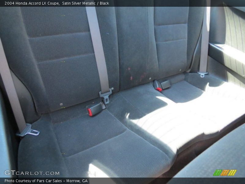 Satin Silver Metallic / Black 2004 Honda Accord LX Coupe