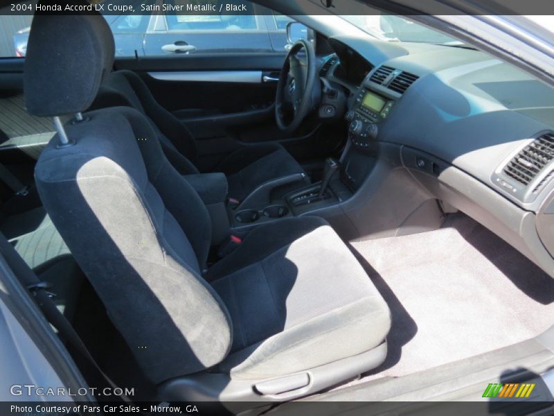 Satin Silver Metallic / Black 2004 Honda Accord LX Coupe