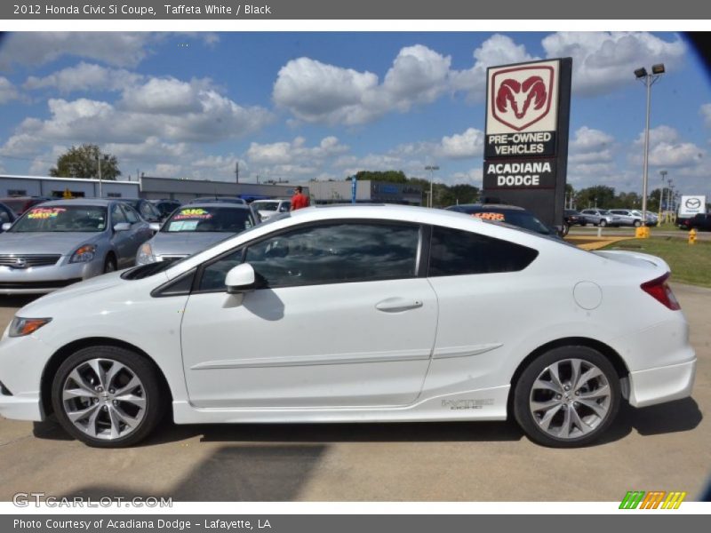 Taffeta White / Black 2012 Honda Civic Si Coupe