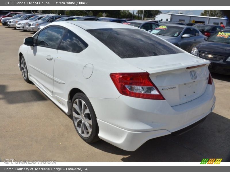Taffeta White / Black 2012 Honda Civic Si Coupe