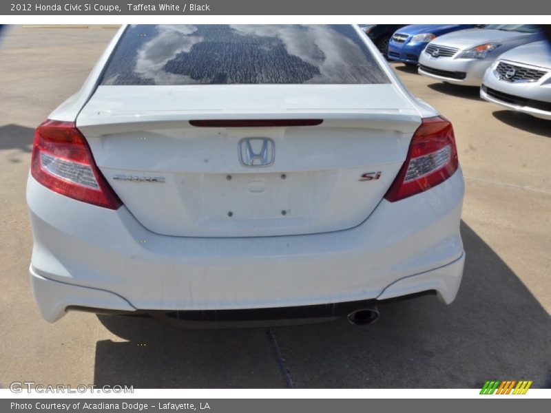 Taffeta White / Black 2012 Honda Civic Si Coupe