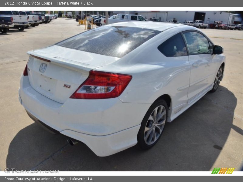 Taffeta White / Black 2012 Honda Civic Si Coupe