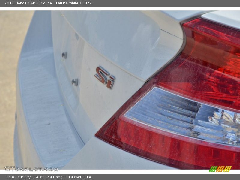 Taffeta White / Black 2012 Honda Civic Si Coupe