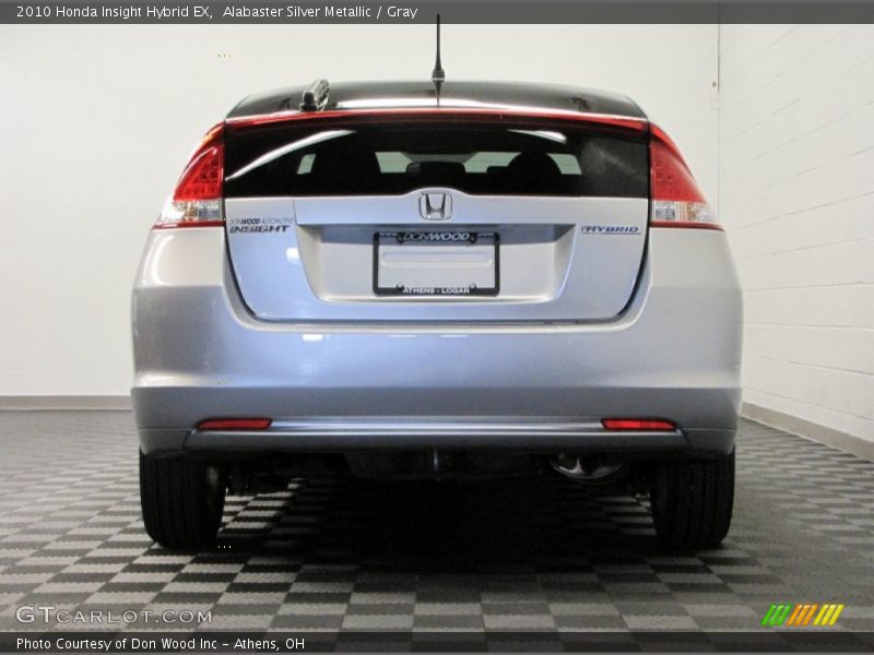 Alabaster Silver Metallic / Gray 2010 Honda Insight Hybrid EX