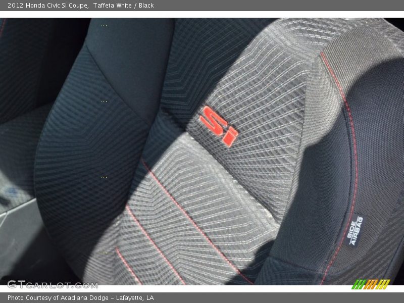 Taffeta White / Black 2012 Honda Civic Si Coupe
