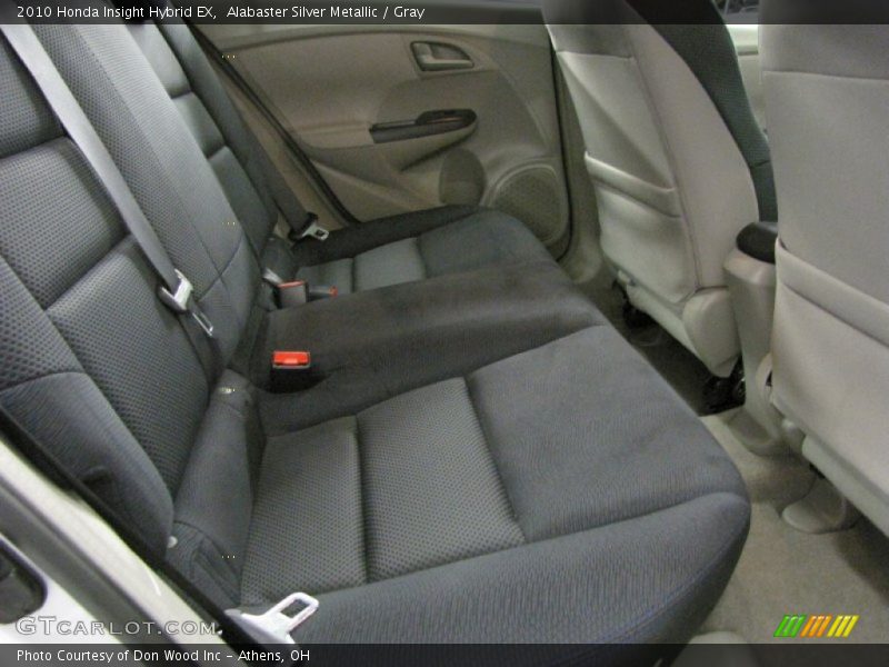 Rear Seat of 2010 Insight Hybrid EX