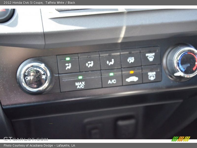 Taffeta White / Black 2012 Honda Civic Si Coupe