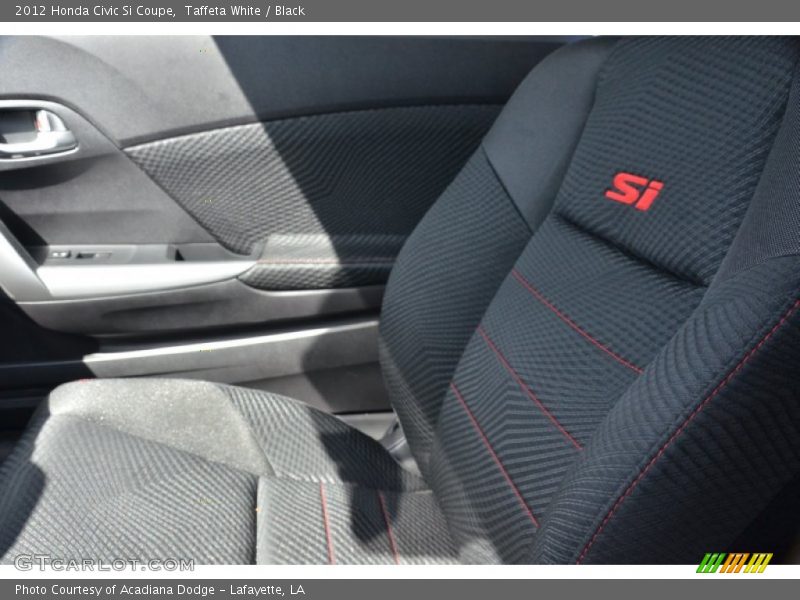 Taffeta White / Black 2012 Honda Civic Si Coupe
