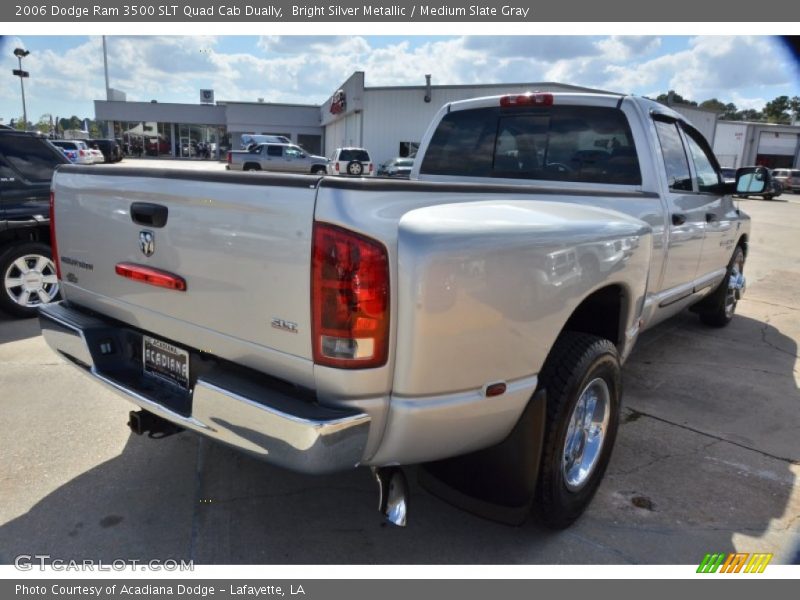 Bright Silver Metallic / Medium Slate Gray 2006 Dodge Ram 3500 SLT Quad Cab Dually