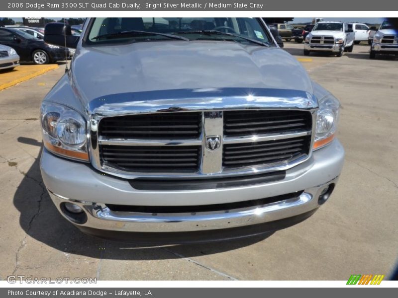 Bright Silver Metallic / Medium Slate Gray 2006 Dodge Ram 3500 SLT Quad Cab Dually