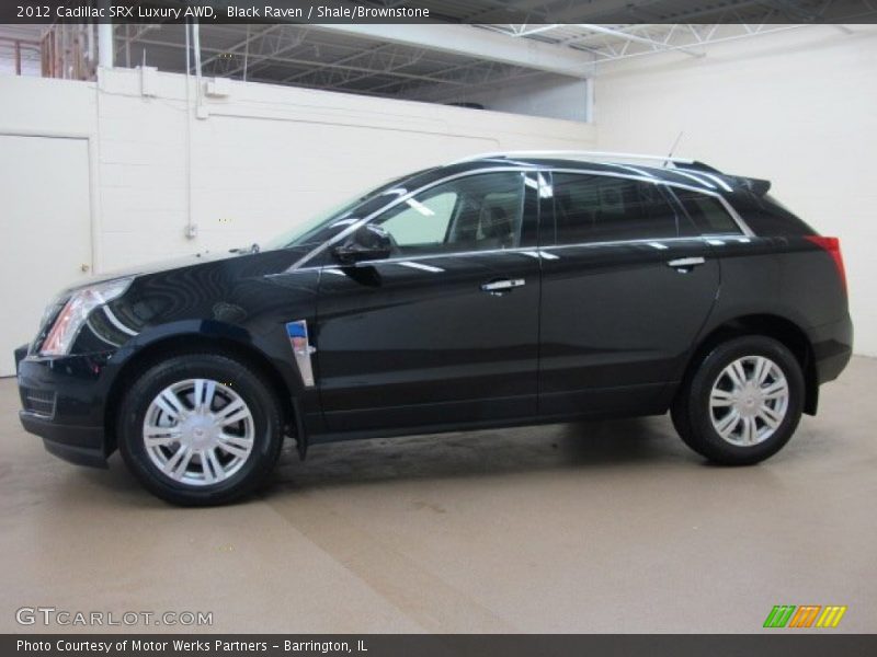 Black Raven / Shale/Brownstone 2012 Cadillac SRX Luxury AWD