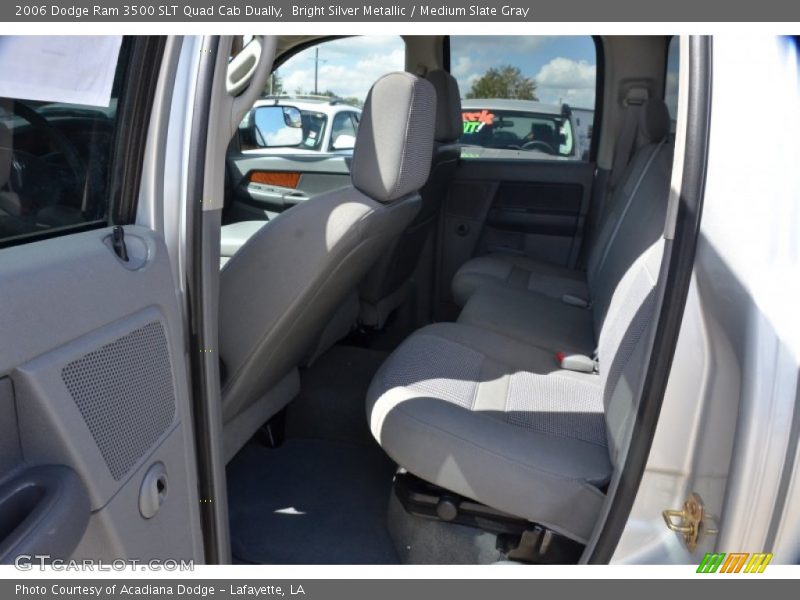 Bright Silver Metallic / Medium Slate Gray 2006 Dodge Ram 3500 SLT Quad Cab Dually