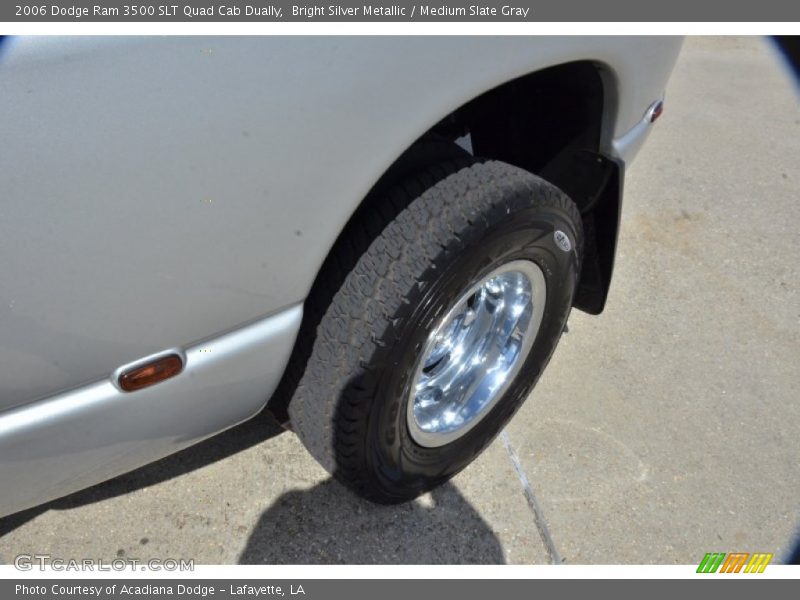 Bright Silver Metallic / Medium Slate Gray 2006 Dodge Ram 3500 SLT Quad Cab Dually