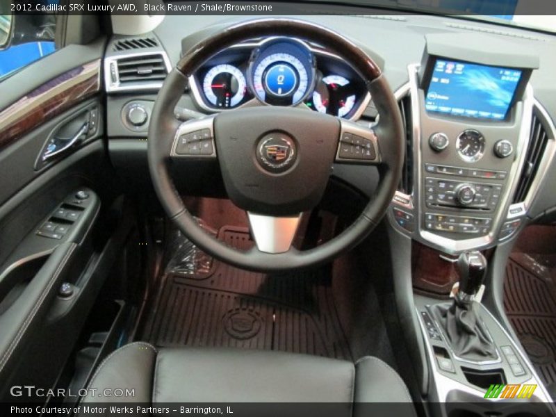 Black Raven / Shale/Brownstone 2012 Cadillac SRX Luxury AWD