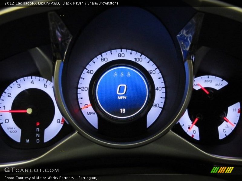Black Raven / Shale/Brownstone 2012 Cadillac SRX Luxury AWD