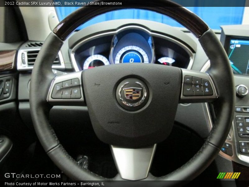 Black Raven / Shale/Brownstone 2012 Cadillac SRX Luxury AWD