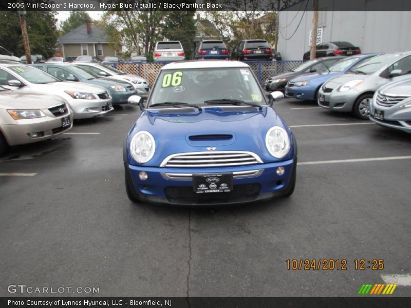 Hyper Blue Metallic / Black/Panther Black 2006 Mini Cooper S Hardtop
