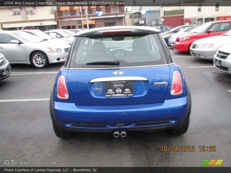 Hyper Blue Metallic / Black/Panther Black 2006 Mini Cooper S Hardtop