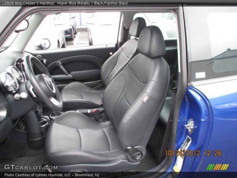 Hyper Blue Metallic / Black/Panther Black 2006 Mini Cooper S Hardtop