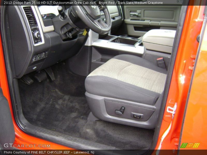 Bright Red / Dark Slate/Medium Graystone 2012 Dodge Ram 2500 HD SLT Outdoorsman Crew Cab 4x4