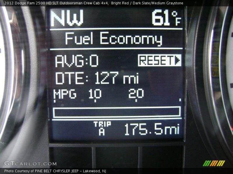 Bright Red / Dark Slate/Medium Graystone 2012 Dodge Ram 2500 HD SLT Outdoorsman Crew Cab 4x4