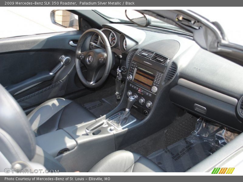  2009 SLK 350 Roadster Black Interior
