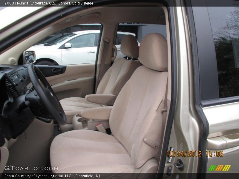 Sonora Gold / Beige 2008 Hyundai Entourage GLS