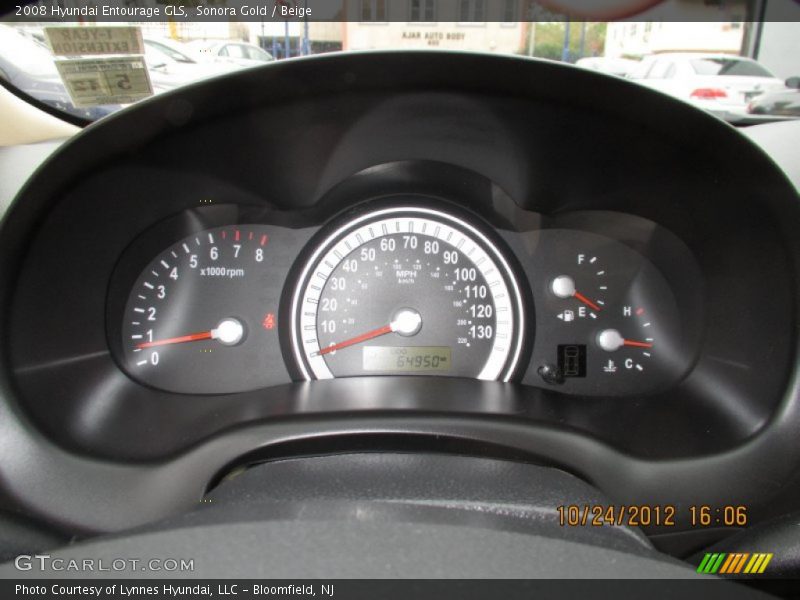 Sonora Gold / Beige 2008 Hyundai Entourage GLS