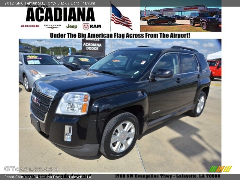 Onyx Black / Light Titanium 2012 GMC Terrain SLE