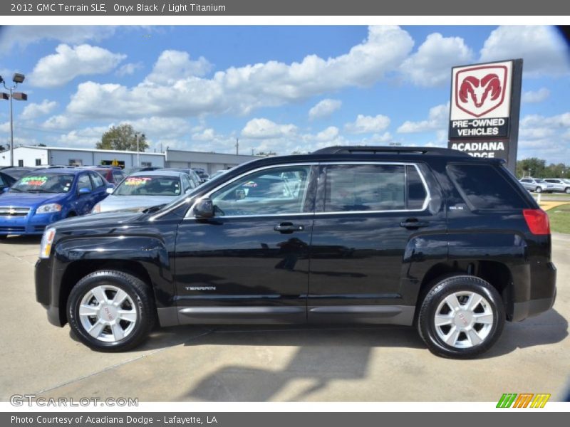 Onyx Black / Light Titanium 2012 GMC Terrain SLE