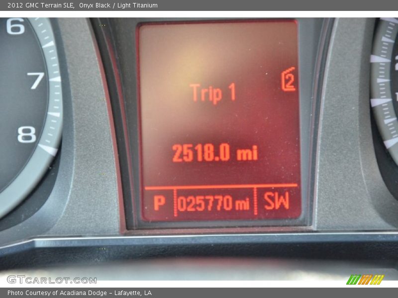 Onyx Black / Light Titanium 2012 GMC Terrain SLE