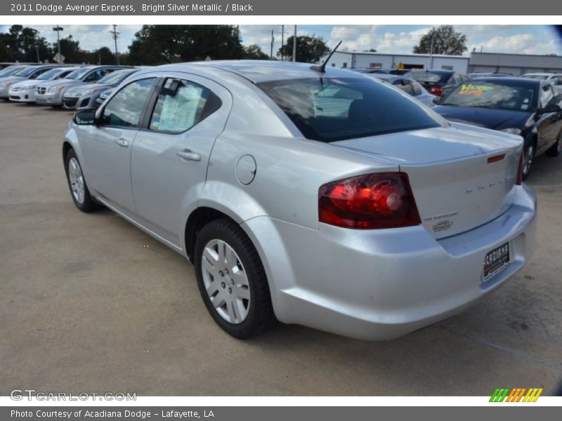 Bright Silver Metallic / Black 2011 Dodge Avenger Express