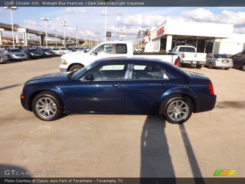 Midnight Blue Pearlcoat / Dark Slate Gray/Light Graystone 2005 Chrysler 300