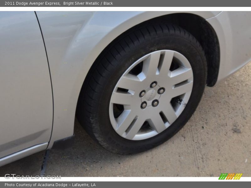 Bright Silver Metallic / Black 2011 Dodge Avenger Express