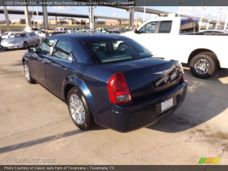 Midnight Blue Pearlcoat / Dark Slate Gray/Light Graystone 2005 Chrysler 300