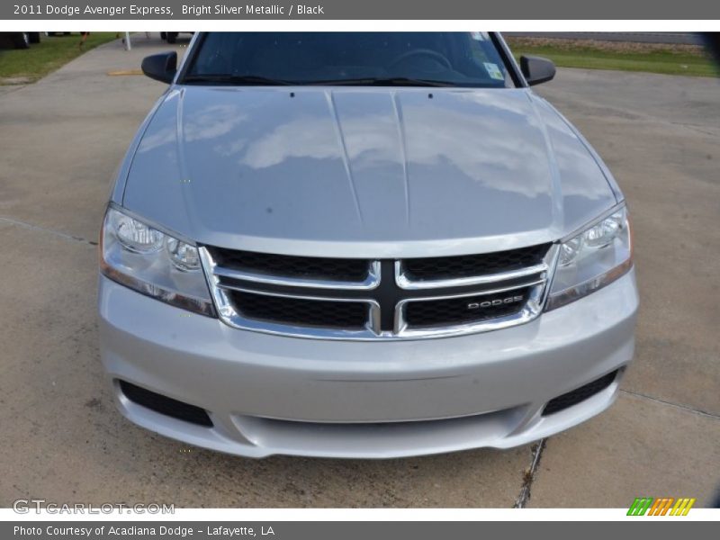 Bright Silver Metallic / Black 2011 Dodge Avenger Express