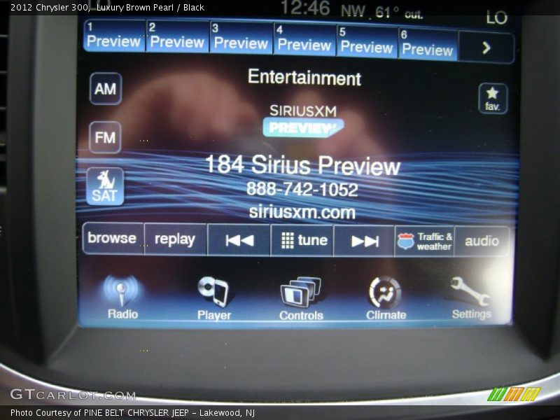 Luxury Brown Pearl / Black 2012 Chrysler 300