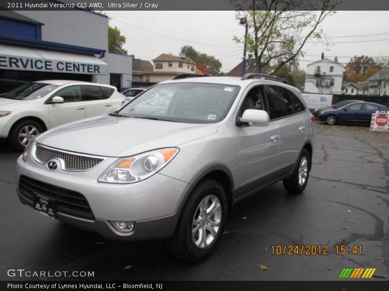 Ultra Silver / Gray 2011 Hyundai Veracruz GLS AWD