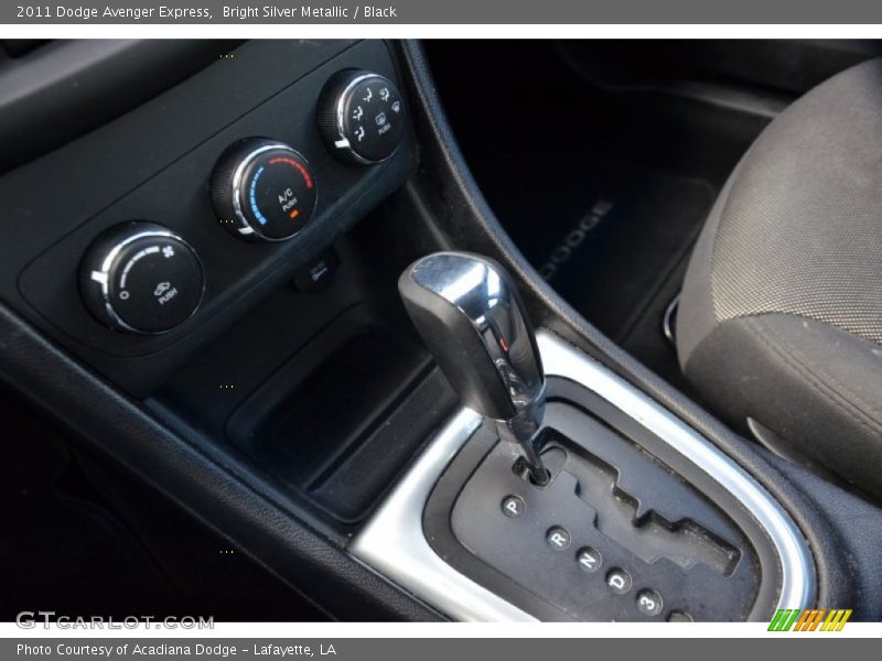 Bright Silver Metallic / Black 2011 Dodge Avenger Express