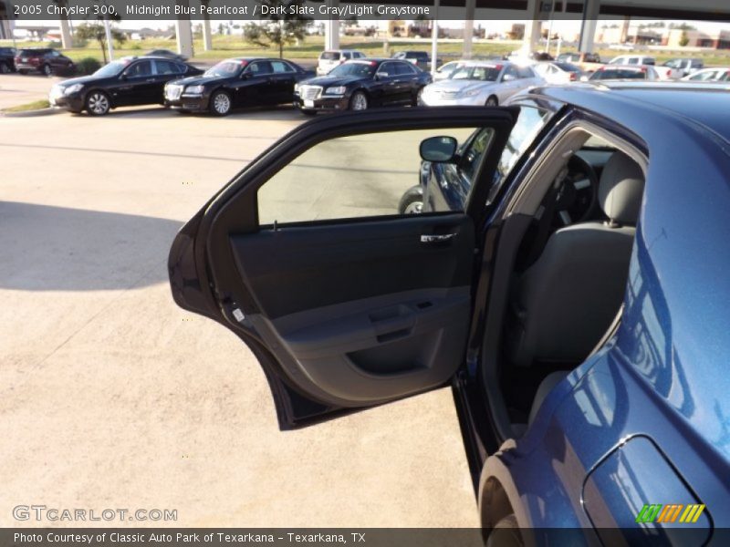 Midnight Blue Pearlcoat / Dark Slate Gray/Light Graystone 2005 Chrysler 300