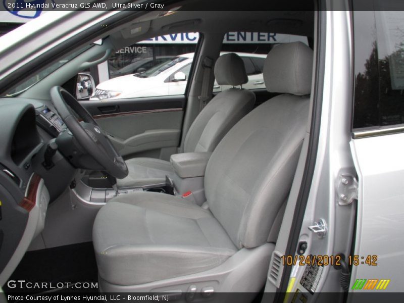 Ultra Silver / Gray 2011 Hyundai Veracruz GLS AWD