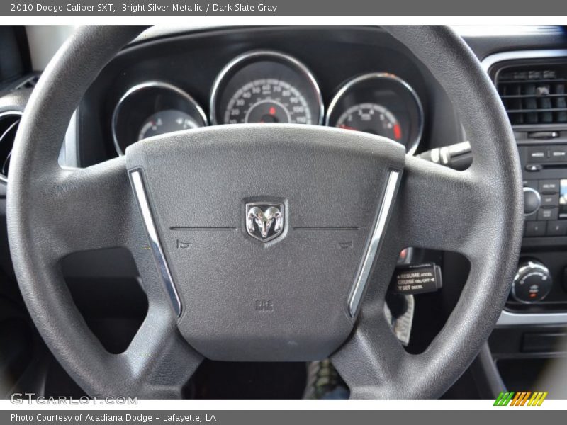 Bright Silver Metallic / Dark Slate Gray 2010 Dodge Caliber SXT