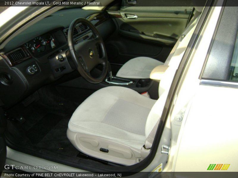 Gold Mist Metallic / Neutral 2012 Chevrolet Impala LT