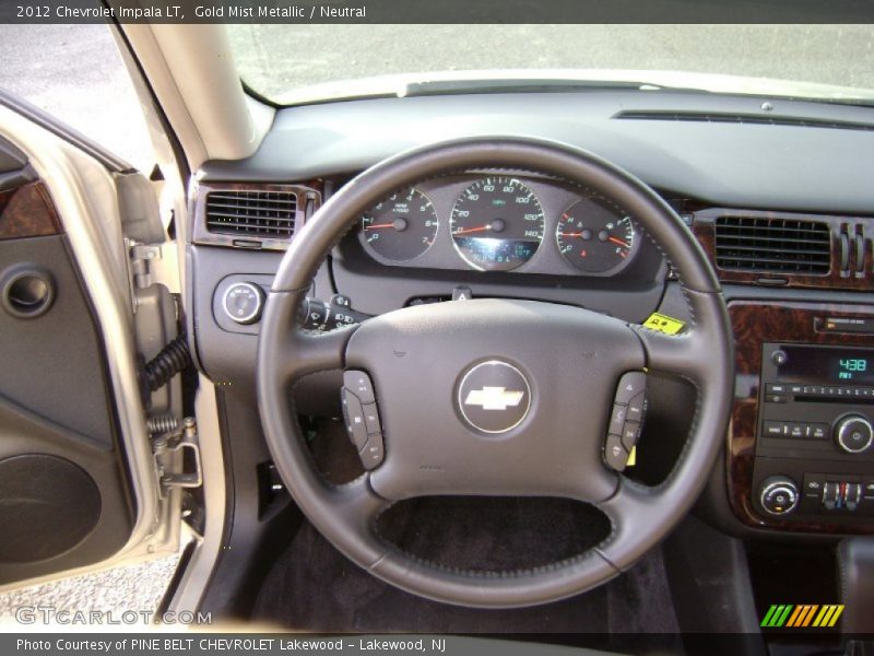 Gold Mist Metallic / Neutral 2012 Chevrolet Impala LT