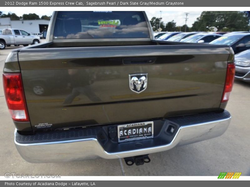 Sagebrush Pearl / Dark Slate Gray/Medium Graystone 2012 Dodge Ram 1500 Express Crew Cab