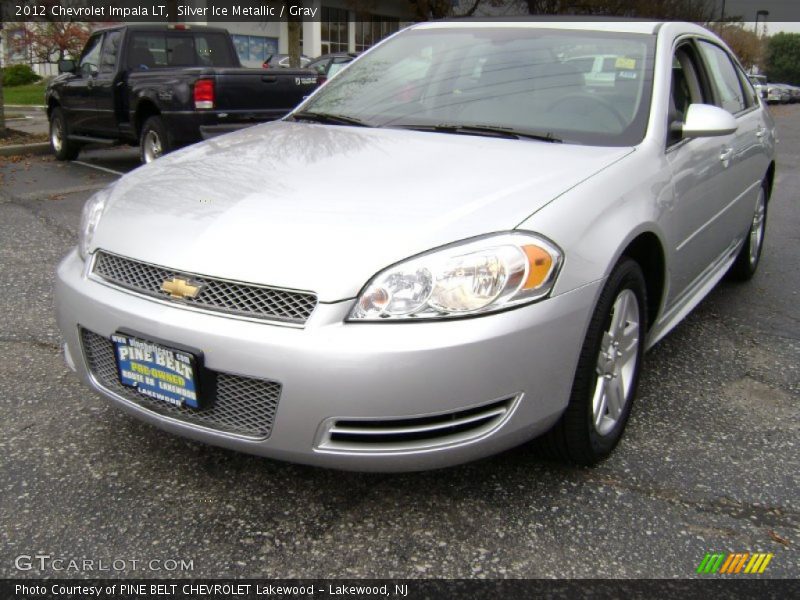 Silver Ice Metallic / Gray 2012 Chevrolet Impala LT