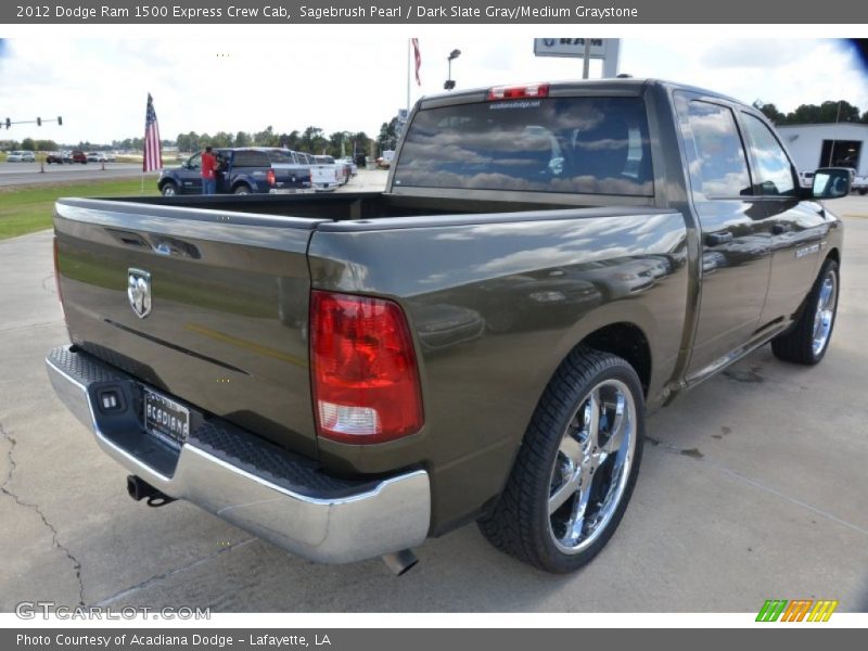 Sagebrush Pearl / Dark Slate Gray/Medium Graystone 2012 Dodge Ram 1500 Express Crew Cab